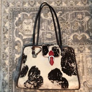 Brighton Cowhide print handbag